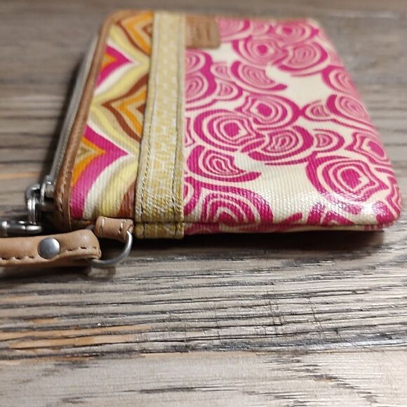 Fossil Key-Per Zipper Wristlet Vintage - Picture 5 of 13